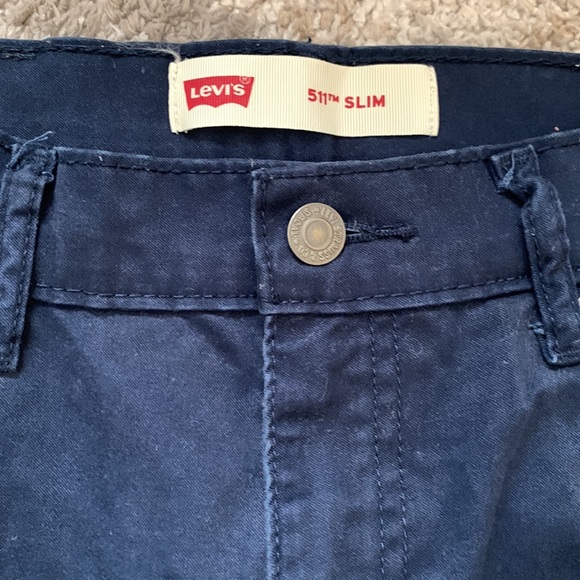 👖Levis 511 Slim Cut Navy Blue Jeans - Picture 3 of 4